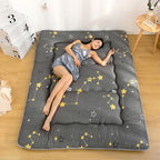 Foldable 7cm Tatami Floor Mat/Pad Soft Comfy Futon for Dorm/Home Nap Thicken Single Double For Sleeping Bed Mattress
