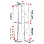 1PC Wood Steel Coat Rack Floor Standing Clothes Hanging Storage Shelf Clothes Hanger Racks Shoe Rack Living Room Bedroom