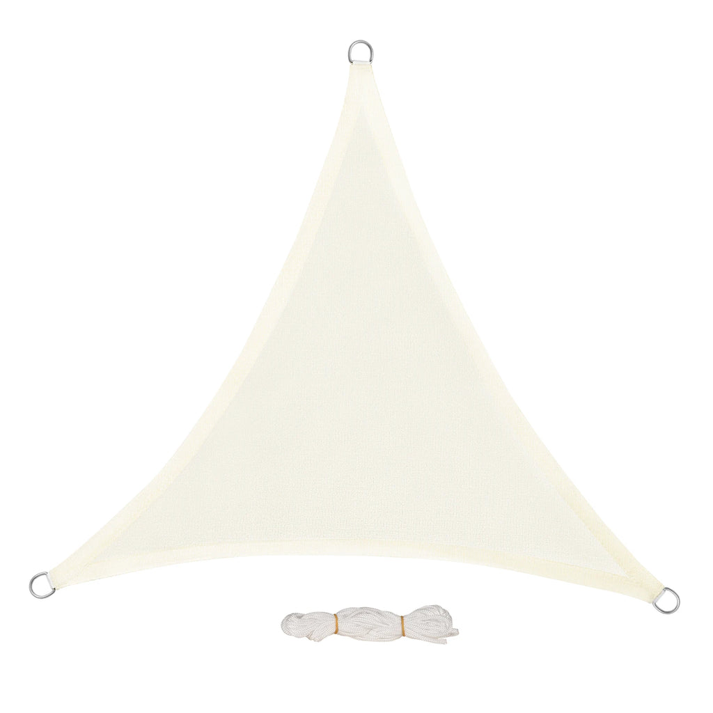 Triangle Awning Shade Sail  UV Protection Breathable Sun Wind Protection HDPE  for Canopy Garden Patio Camping Pool Outdoor