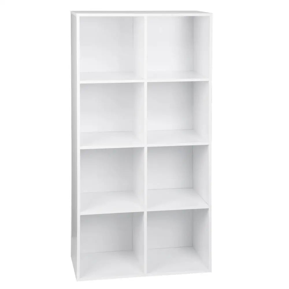 WOLTU 1PC Book Shelf 8 Storage Cubes Unit Freestanding Bookcases Organizer for Living Room Bedroom Office Home Furniture